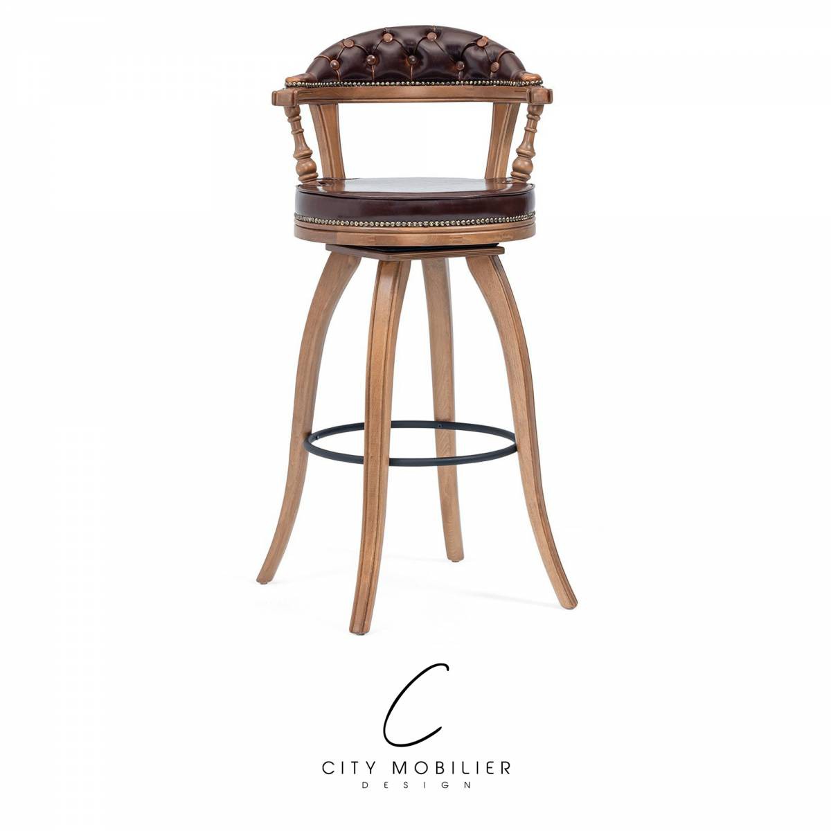 Tabouret de bar pivotant : BRANDY