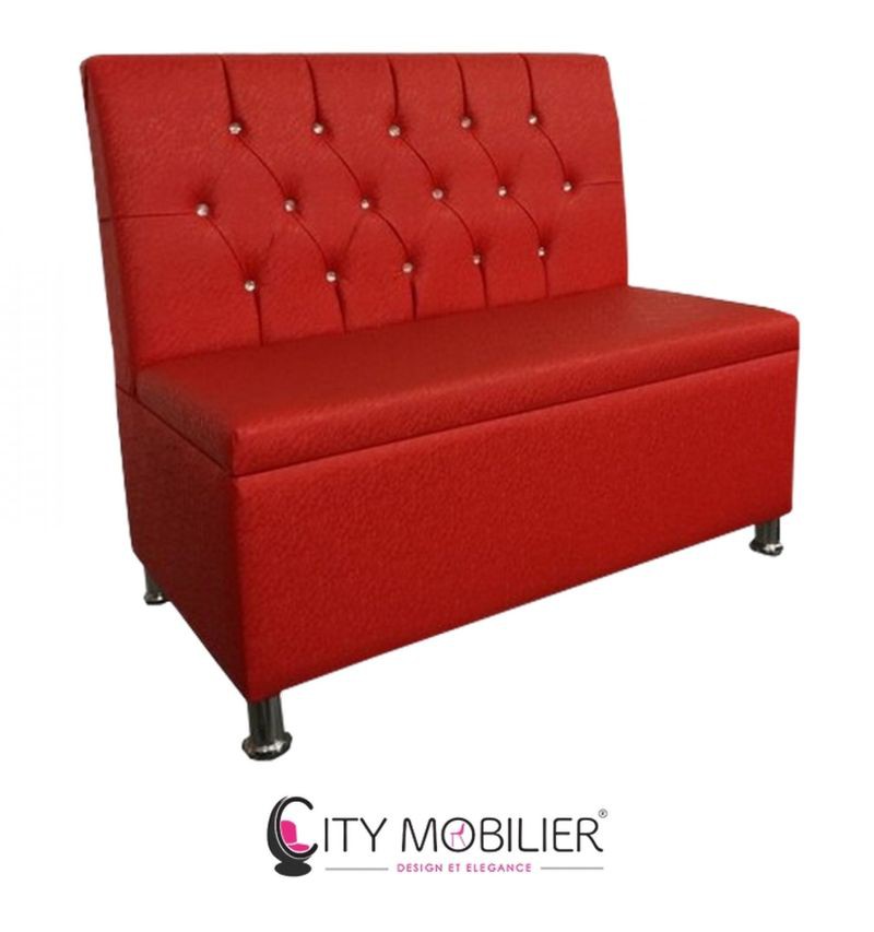 Banquette en arrondi pour hôtel bar lounge - City Mobilier