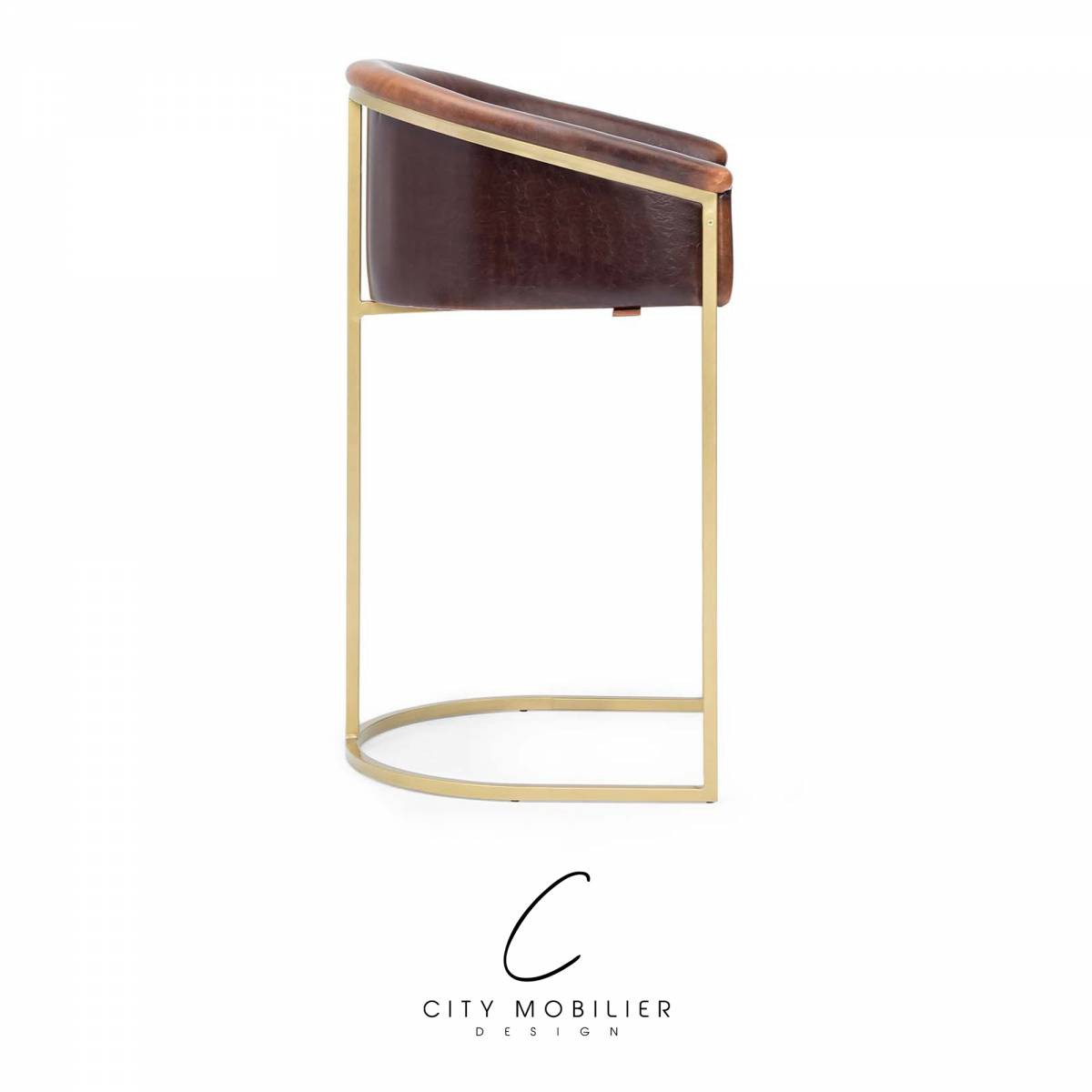 Tabouret de bar large : OLIVO