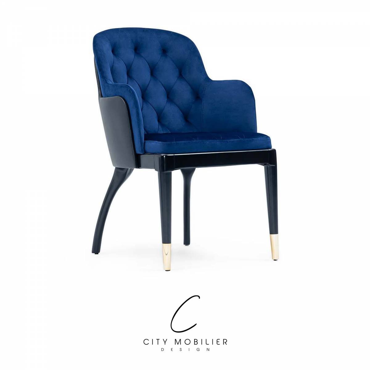 Chaise design effet bi-matière pour professionnels hôtellerie : CHARLA Prenium