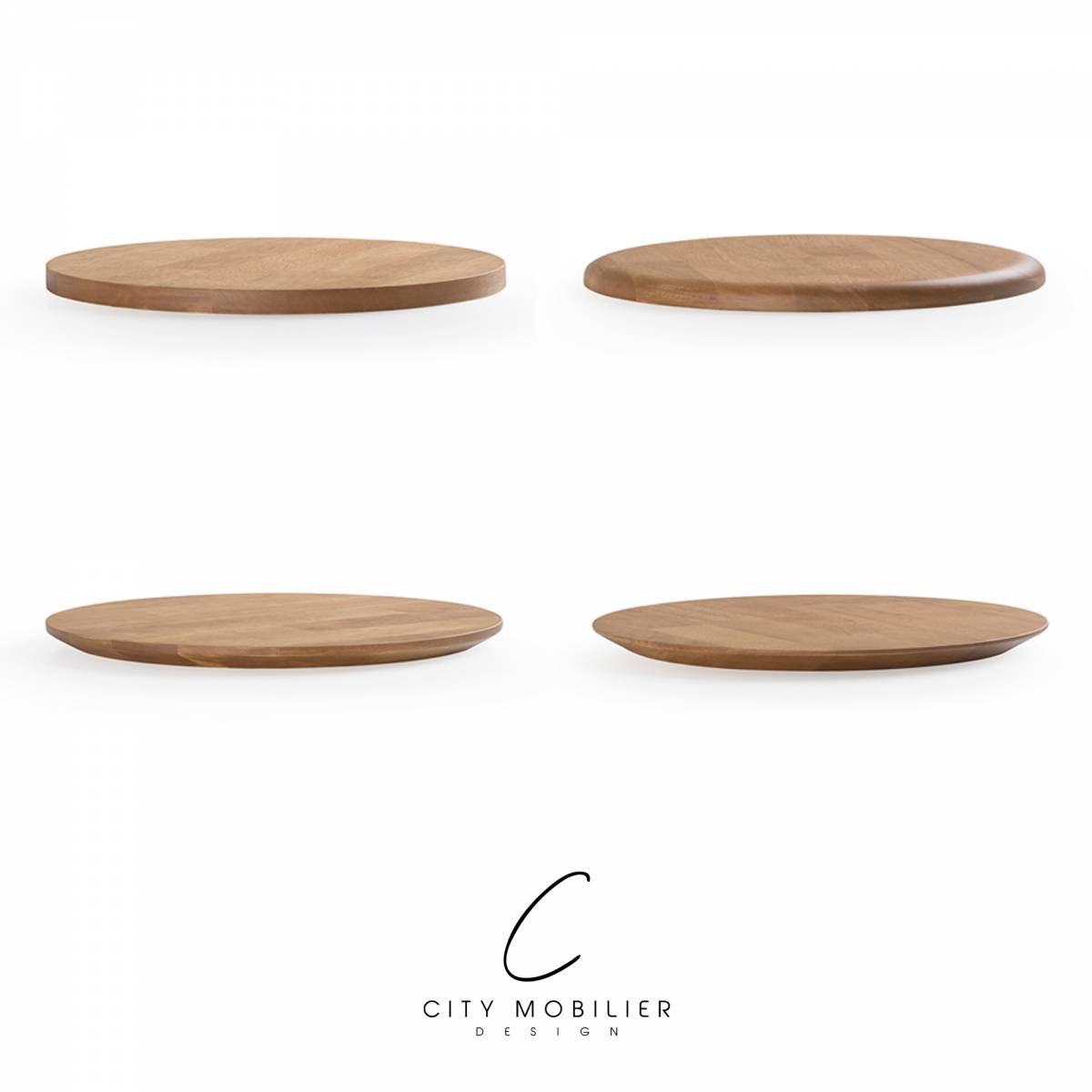 Plateau de table rond mobilier CHR : OMEGA