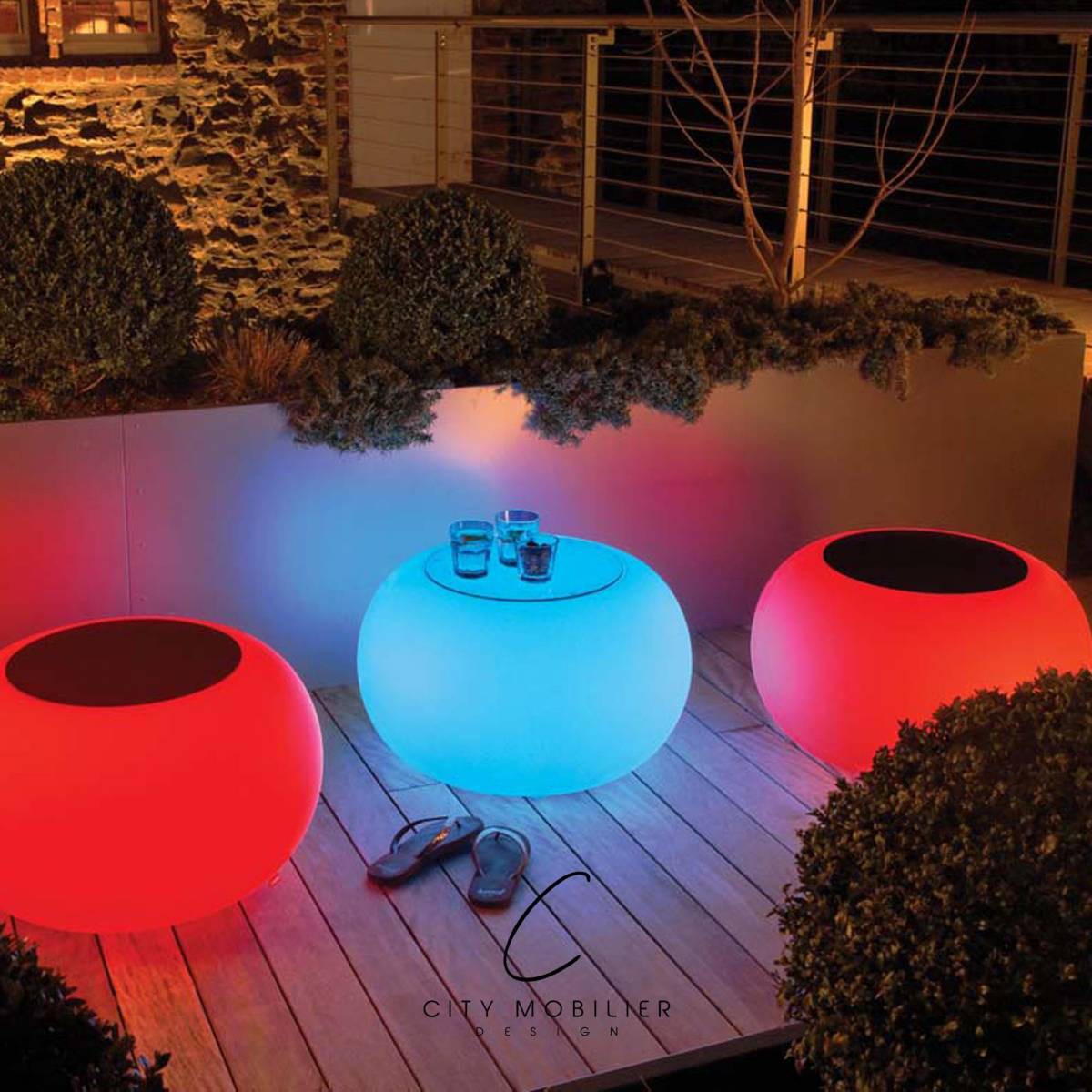 Table basse lumineuse : LUNARAVE