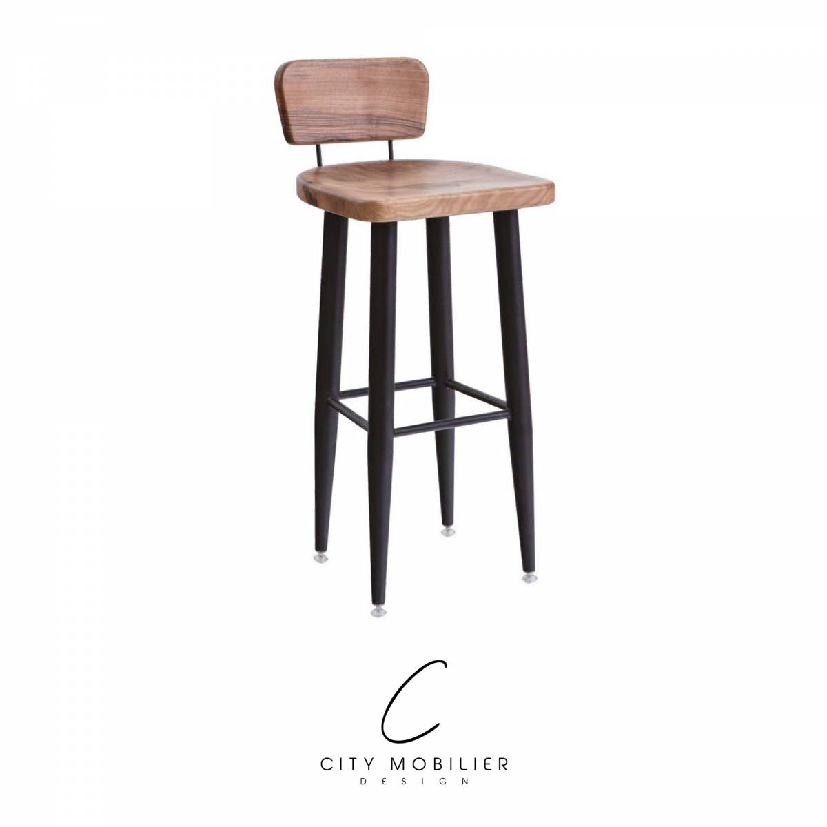 Tabouret de bar style industriel : PERA